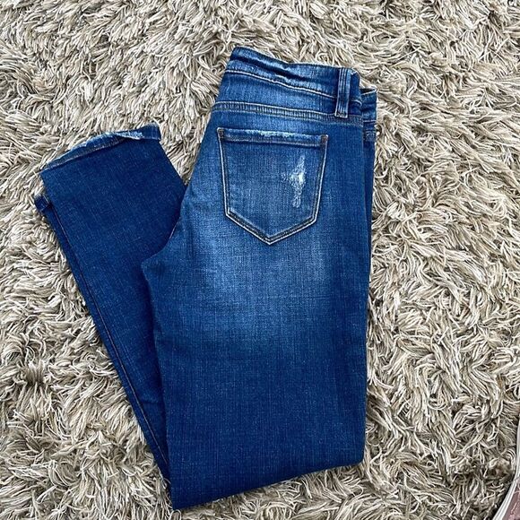 Cosmic Blue Love Jeans Size 27 - Picture 2 of 8